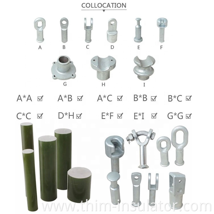 24kv composite suspension insulator